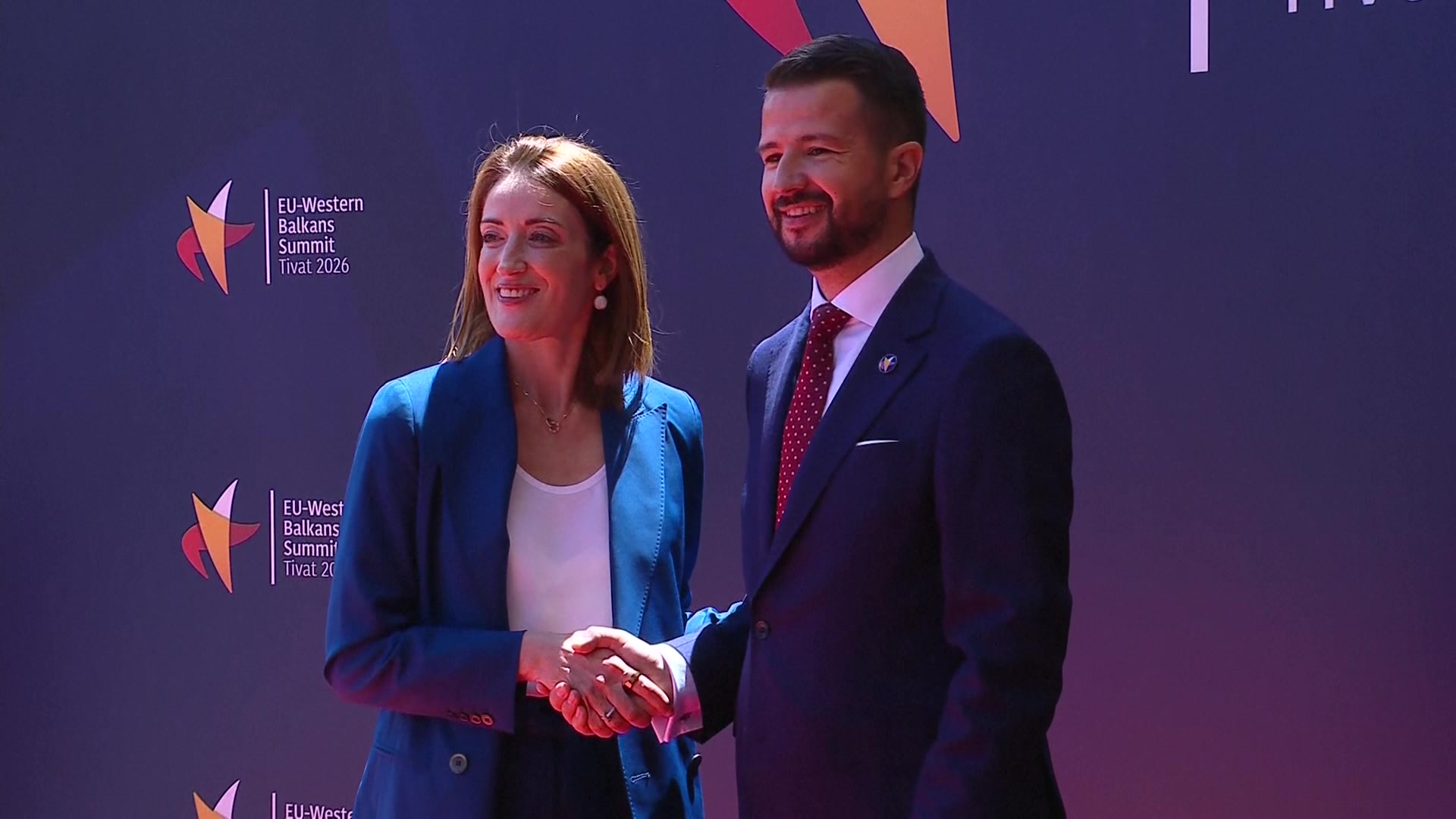 Roberta METSOLA, EP President participates in the EU-Western Balkans Summit 2026: extracts from the arrival, doorstep and roundtable